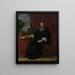 Portrait af M. Le Camus i officiel påklædning - Philippe de Champaigne — indrammet kunstværk på væggen
