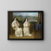 Portrait af moder Agnès og søster Angélique fra Port-Royal-des-Champs-klosteret - Philippe de Champaigne — indrammet kunstværk på væggen