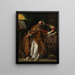 Saint Augustin - Philippe de Champaigne — indrammet kunstværk på væggen