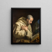 Saint Bruno - Philippe de Champaigne — indrammet kunstværk på væggen