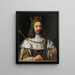 Vincent Voiture som St Louis - Philippe de Champaigne — indrammet kunstværk på væggen