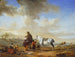 Ved floden - Philips Wouwerman — visning af kunstværket