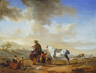 Philips Wouwerman - By the Riverside.webp