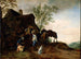 Halte de cavaliers à une auberge - Philips Wouwerman — visning af kunstværket