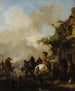 Halte de cavaliers - Philips Wouwerman — visning af kunstværket