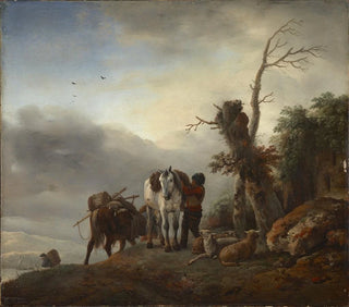 Philips Wouwerman - Landscape with Packhorses.webp