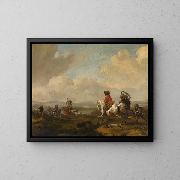 La conduite - Philips Wouwerman — indrammet kunstværk på væggen