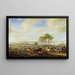 La foire aux chevaux - Philips Wouwerman — indrammet kunstværk på væggen