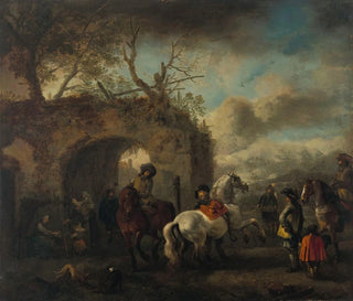 L'École d'équitation - Philips Wouwerman — visning af kunstværket