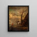 Le lieu de repos - Philips Wouwerman — indrammet kunstværk på væggen