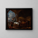 L'écurie - Philips Wouwerman — indrammet kunstværk på væggen