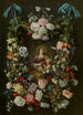 Sainte Dorothée omgivet af en blomsterkrans - Philips de Marlier — visning af kunstværket