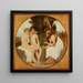 Philtas instruerende Daphnis og Chloé - Jules Élie Delaunay — vægpræsentation af kunstværket