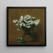 hvide Phlox i en vase - Henri Fantin-Latour — indrammet kunstværk på væggen