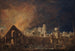 La Foire Saint-Germain under branden natten mellem den 16. og 17. marts 1762 - Pierre-Antoine Demachy — visning af kunstværket