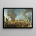 La fête de l'Unité et de la Réunion sur la place de la Révolution - Pierre-Antoine Demachy — indrammet kunstværk på væggen
