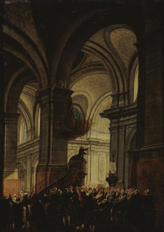 PierreAntoine Demachy - Sermon dun capucin dans lglise SaintRoch (Case Conflict).webp