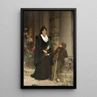 PierreAuguste Cot - Mireille faisant laumne la sortie de SaintTrophime.webp