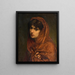 Portrait af en pige - Pierre-Auguste Cot — indrammet kunstværk på væggen