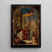 maleriet Procession af Sankt Charles Borromæus under pesten i Milano - Pierre-Auguste Pichon — indrammet kunstværk på væggen