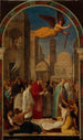 maleriet Procession af Sankt Charles Borromæus under pesten i Milano - Pierre-Auguste Pichon — visning af kunstværket