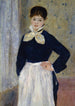 En servitrice på restauranten Duval - Pierre-Auguste Renoir — visning af kunstværket