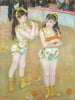 Akrobater ved Cirque Fernando Francisca og Angelina Wartenberg - Pierre-Auguste Renoir — visning af kunstværket