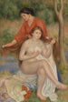 Baderinde og tjenestepige La Toilette de la baigneuse - Pierre-Auguste Renoir — visning af kunstværket