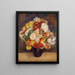 Bouquet de chrysanthèmes - Pierre-Auguste Renoir — indrammet kunstværk på væggen