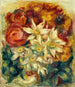 Bouquet de narcisser og roser - Pierre-Auguste Renoir — visning af kunstværket