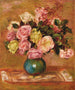 Bouquet de roses dans un vase - Pierre-Auguste Renoir — visning af kunstværket