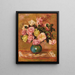 Bouquet de roses dans un vase - Pierre-Auguste Renoir — indrammet kunstværk på væggen