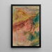 Buste med hat - Pierre-Auguste Renoir — indrammet kunstværk på væggen