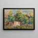 Cabanon nær Collettes - Pierre-Auguste Renoir — indrammet kunstværk på væggen