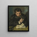 Claude Monet - Pierre-Auguste Renoir — indrammet kunstværk på væggen