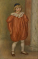 Claude Renoir i klovnekostume - Pierre-Auguste Renoir — visning af kunstværket