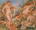 Composition fem badende kvinder - Pierre-Auguste Renoir — visning af kunstværket