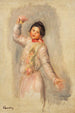 Danseuse aux castagnettes - Pierre-Auguste Renoir — visning af kunstværket
