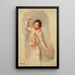Danseuse aux castagnettes - Pierre-Auguste Renoir — indrammet kunstværk på væggen