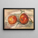 To æbler - Pierre-Auguste Renoir — indrammet kunstværk på væggen