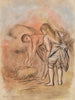 To unge piger ved havkanten - Pierre-Auguste Renoir — visning af kunstværket