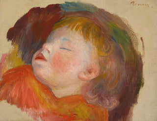 Børn, der sover - Pierre-Auguste Renoir — visning af kunstværket