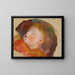 Børn, der sover - Pierre-Auguste Renoir — indrammet kunstværk på væggen