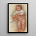 Børn nu stående - Pierre-Auguste Renoir — indrammet kunstværk på væggen