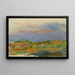 Falaise Verte et Mer - Pierre-Auguste Renoir — indrammet kunstværk på væggen
