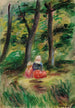 Kvinde og barn i et landskab - Pierre-Auguste Renoir — visning af kunstværket
