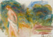Kvinde i nøgen tilstand og landskab - Pierre-Auguste Renoir — visning af kunstværket