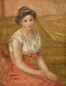 Kvinde siddende - Pierre-Auguste Renoir — visning af kunstværket