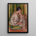 Kvinde i orientalsk kostume - Pierre-Auguste Renoir — indrammet kunstværk på væggen