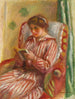Gabrielle læsende - Pierre-Auguste Renoir — visning af kunstværket
